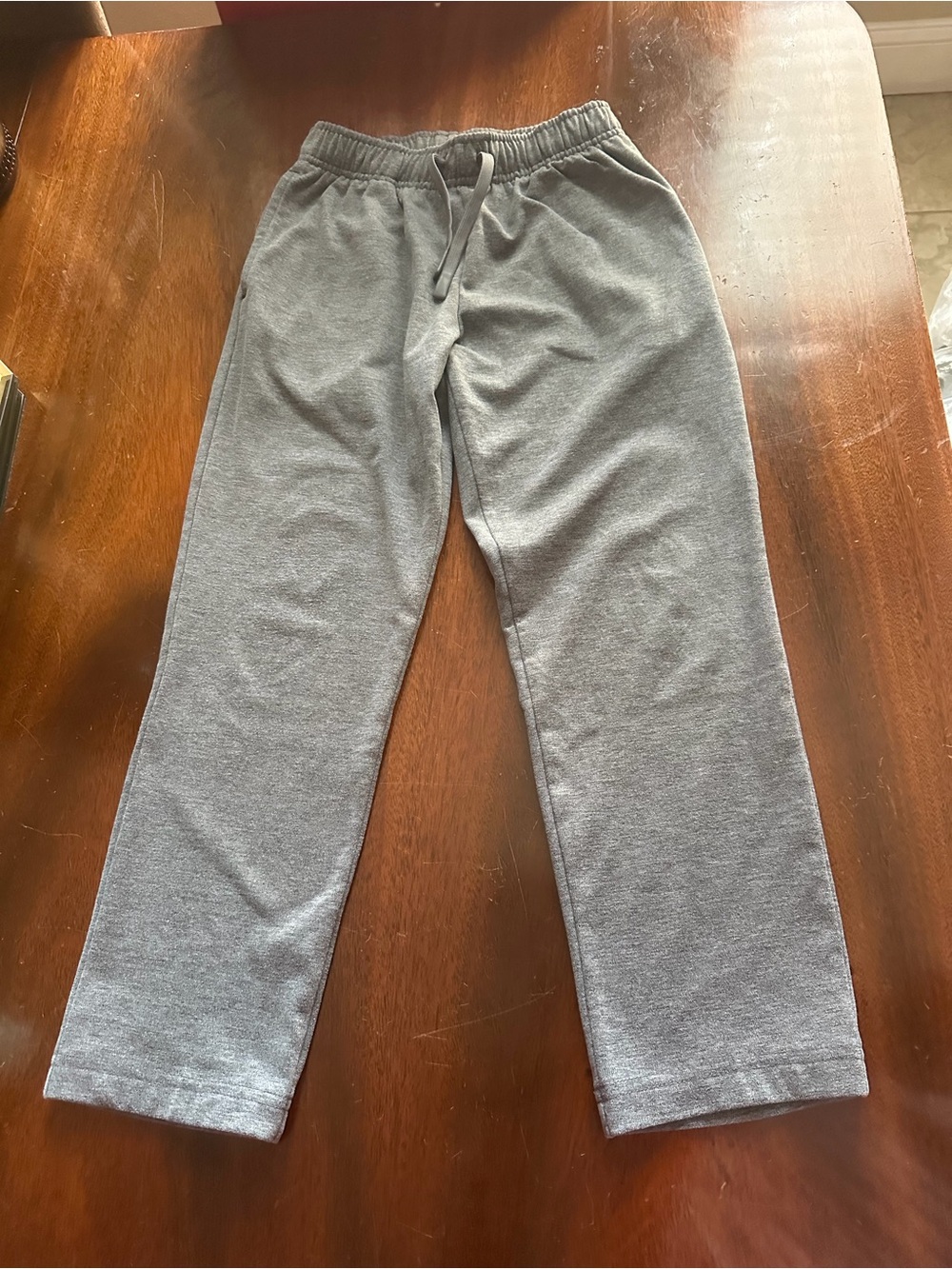 Boys Tek Gear Casual Drawstring Sweatpants - Gray